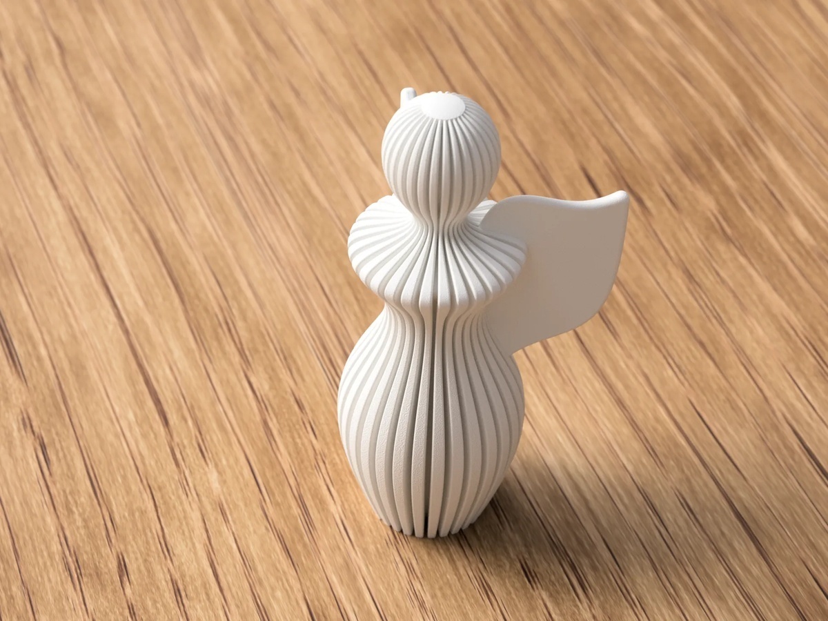 Angel Statue in White