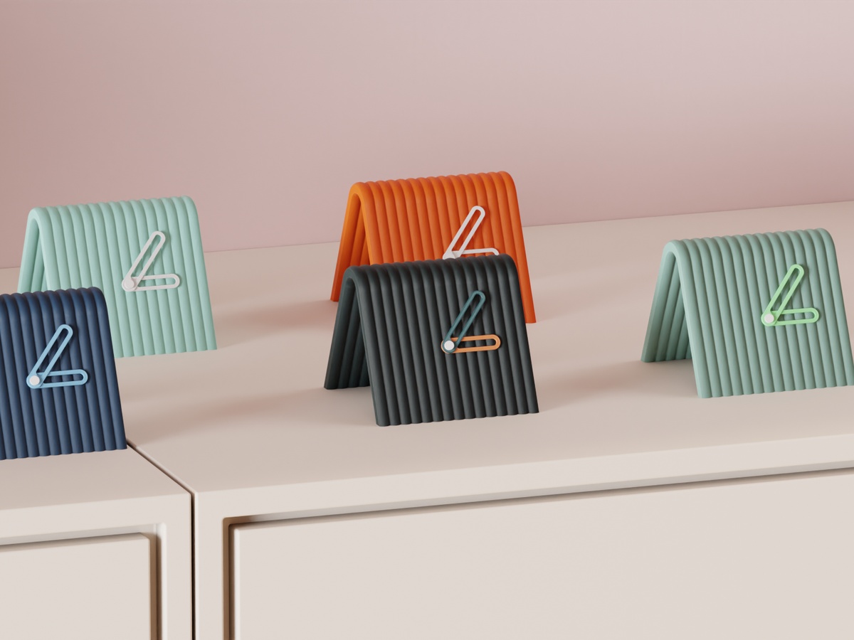 A-Frame Modern Clock
