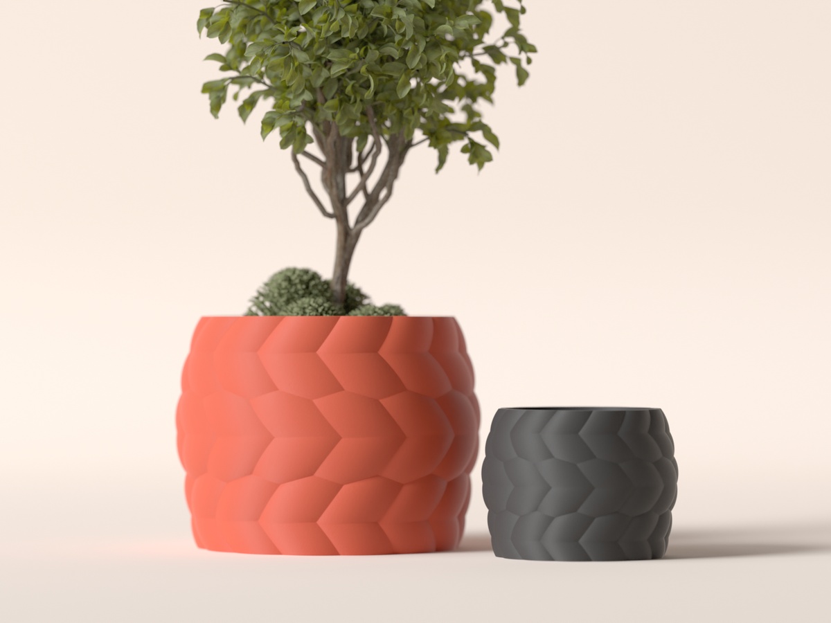 Small Braided Rope Planter