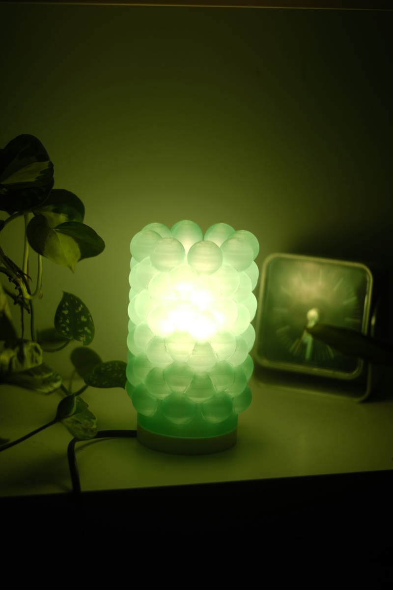 Bubble Pattern Table Lamp