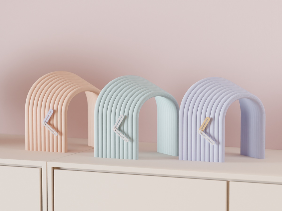 Calming Arch Desktop Clock