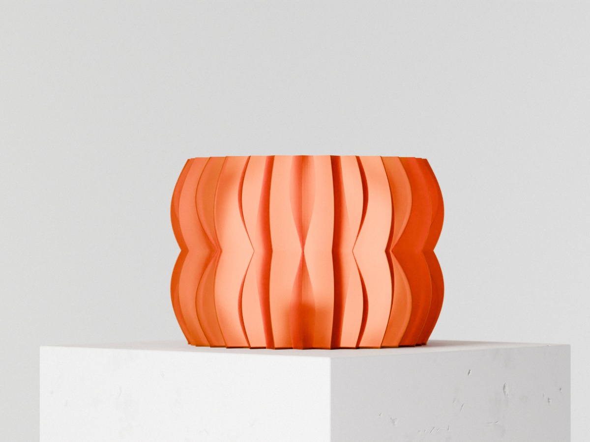 Geometric Wave Lampshade