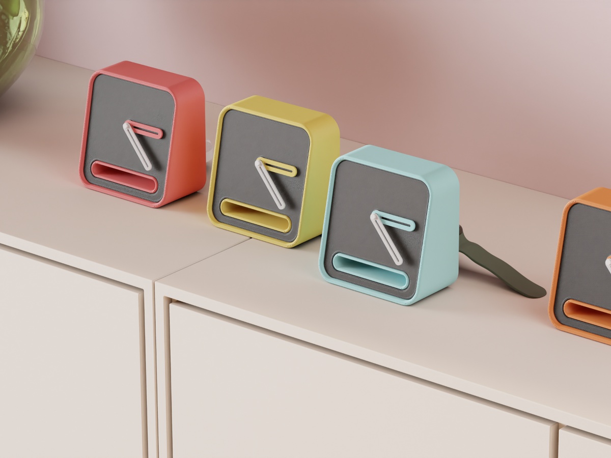 Minimalist Desktop Clock with optional Apple Watch Charging