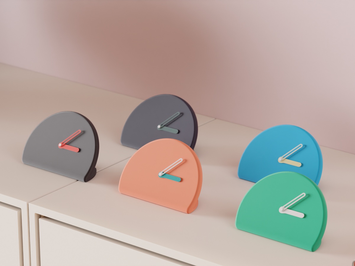 Minimalist Folded Clock