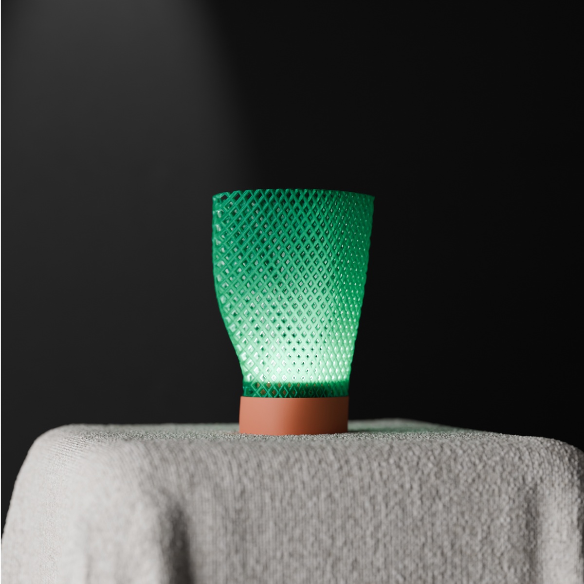 Modern Basket Shade Lamp