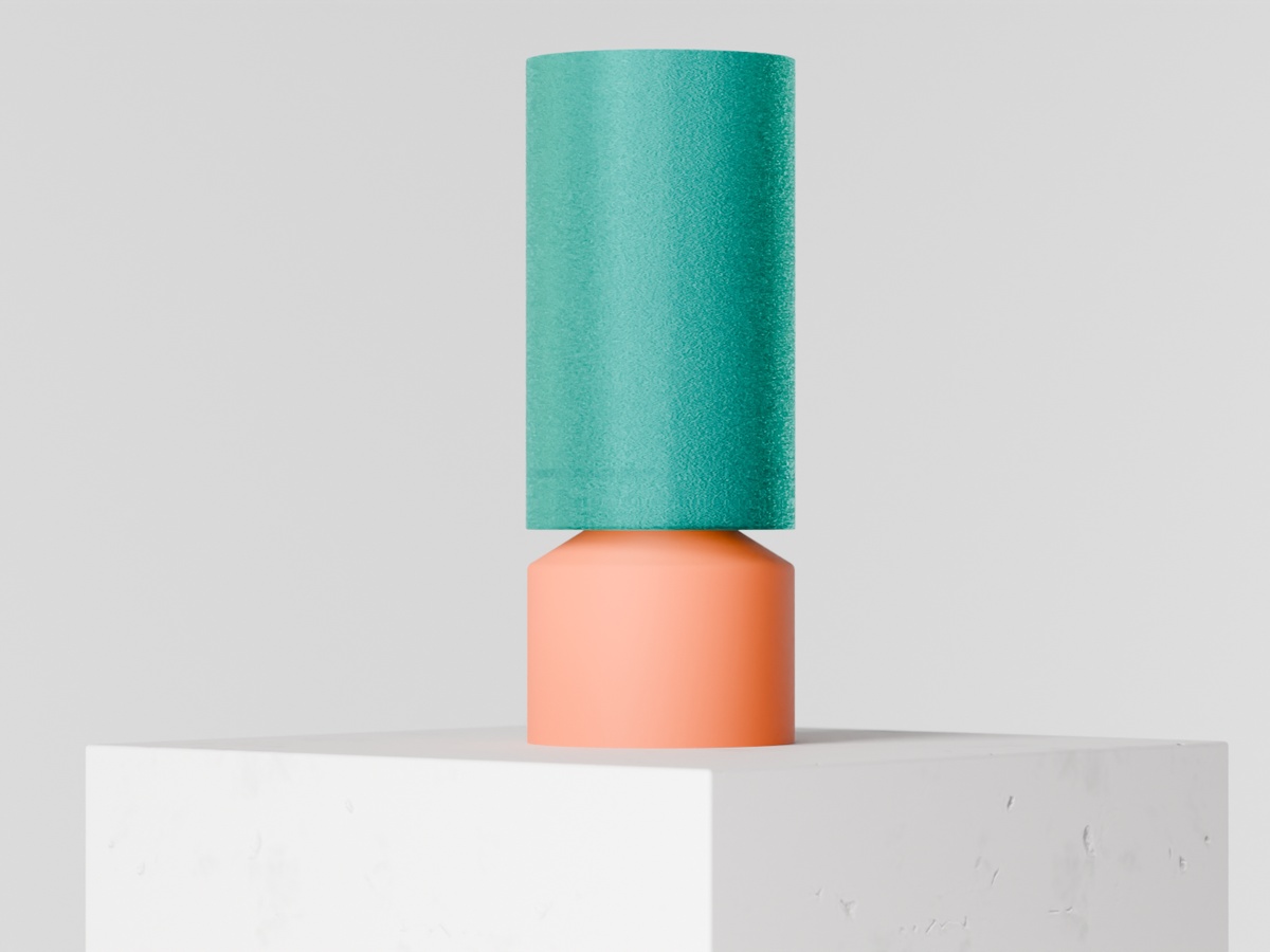 Modern Cylindrical Table Lamp