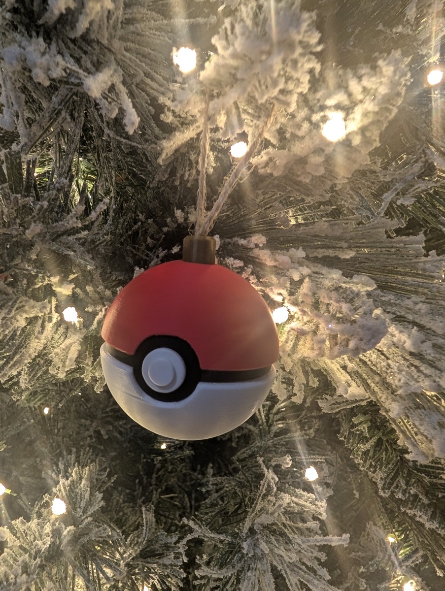 Pokeball Ornament