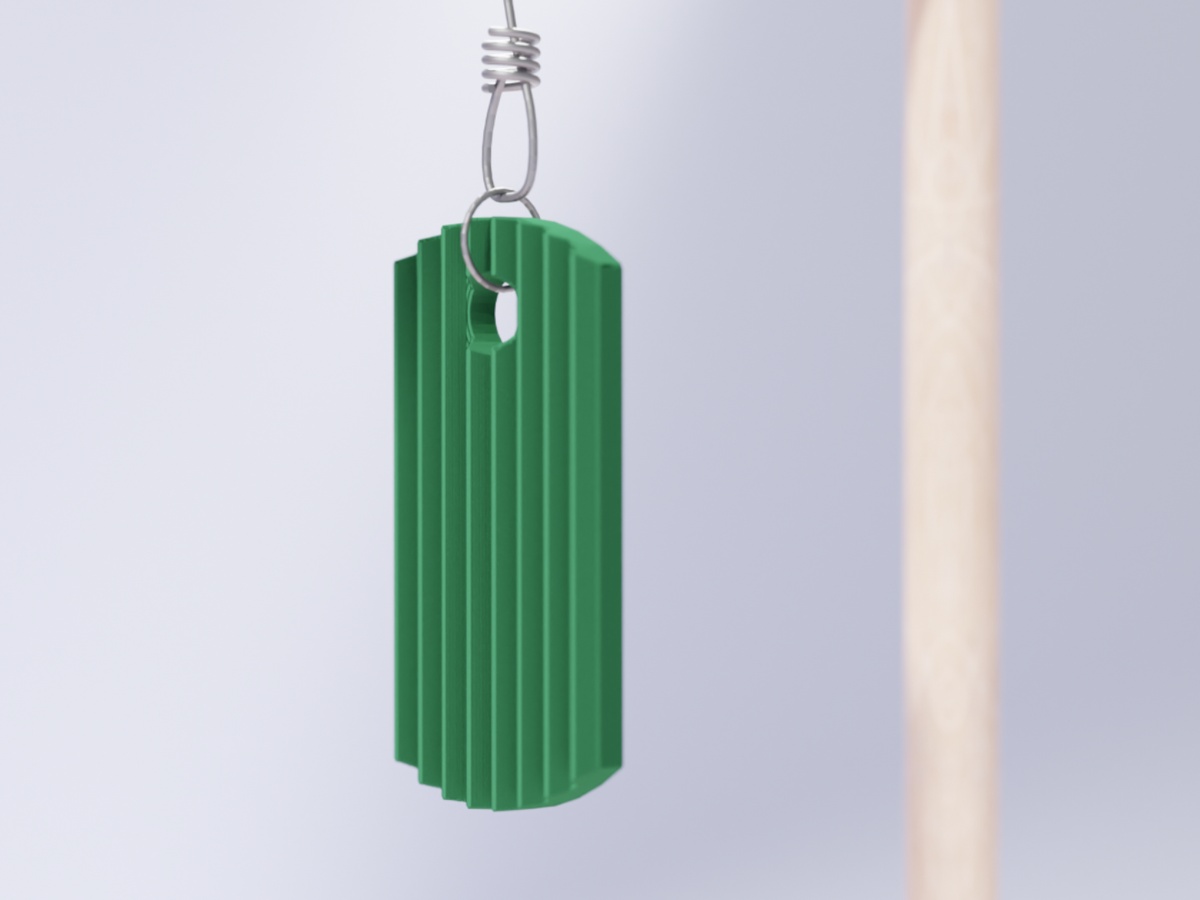 Ribbed Pattern Earrings