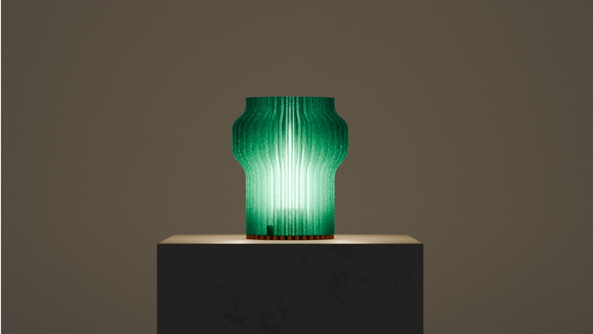 Sculptural Vase Lamp