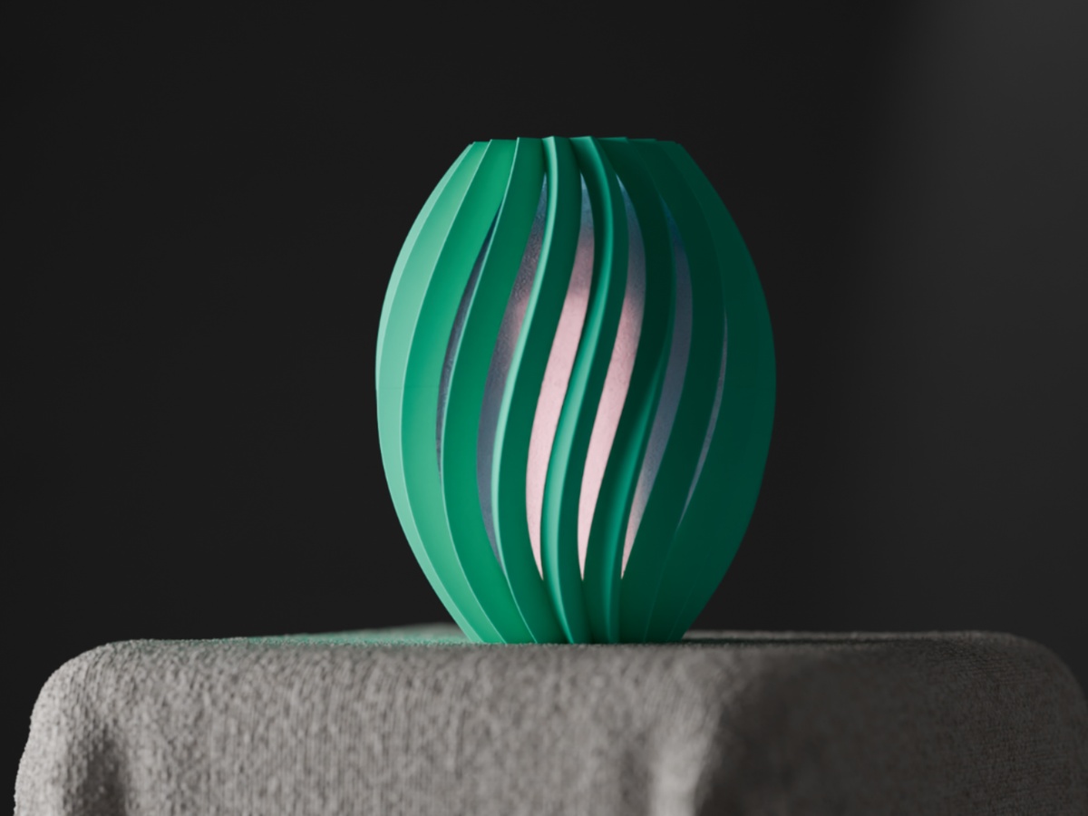 Twist Flow Modern Lamp
