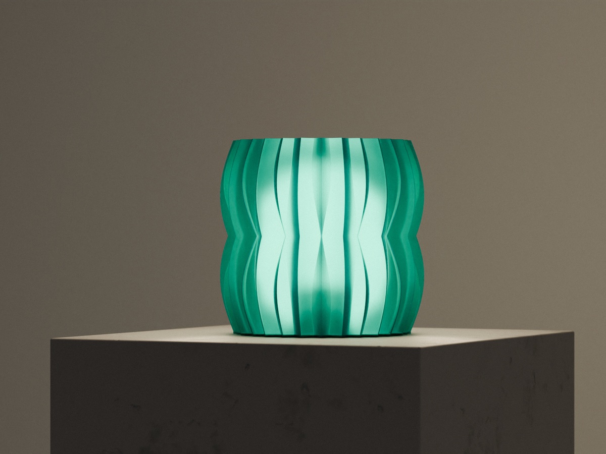 Wave Cylinder Lamp