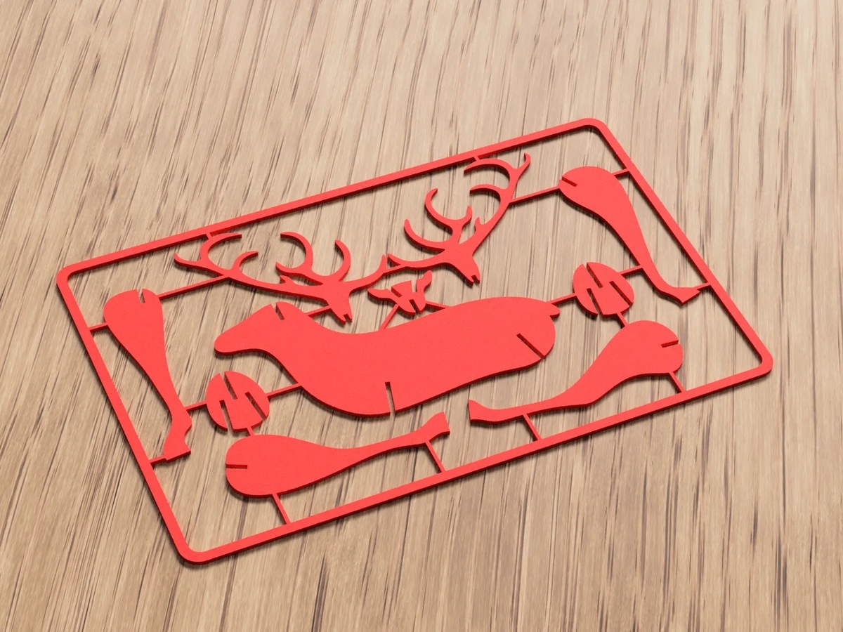 Christmas Deer Kit Card