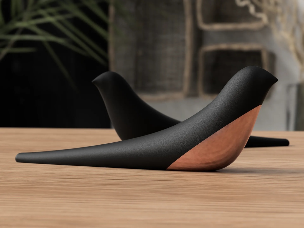 Modern Bird Paperweight