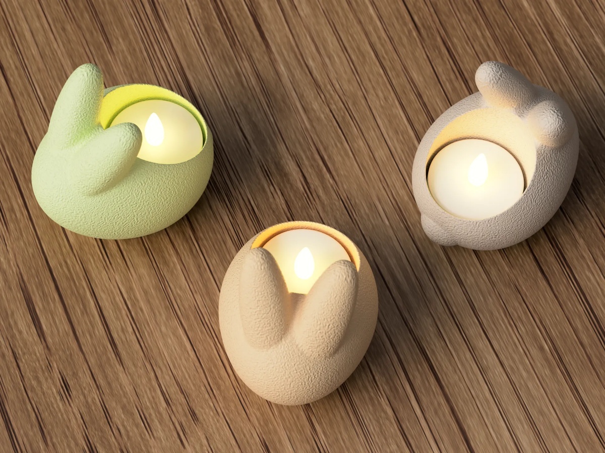 Easter Bunny Tealight Holder