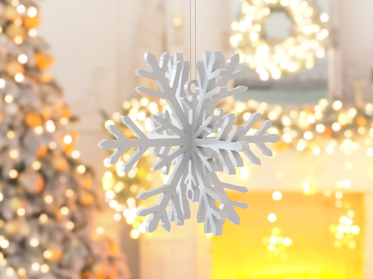 Christmas Snowflake PLA