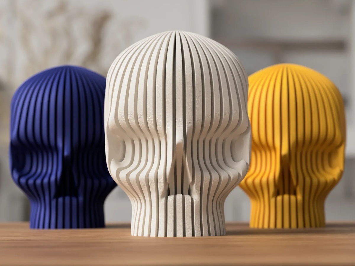 Skull Tealight PLA