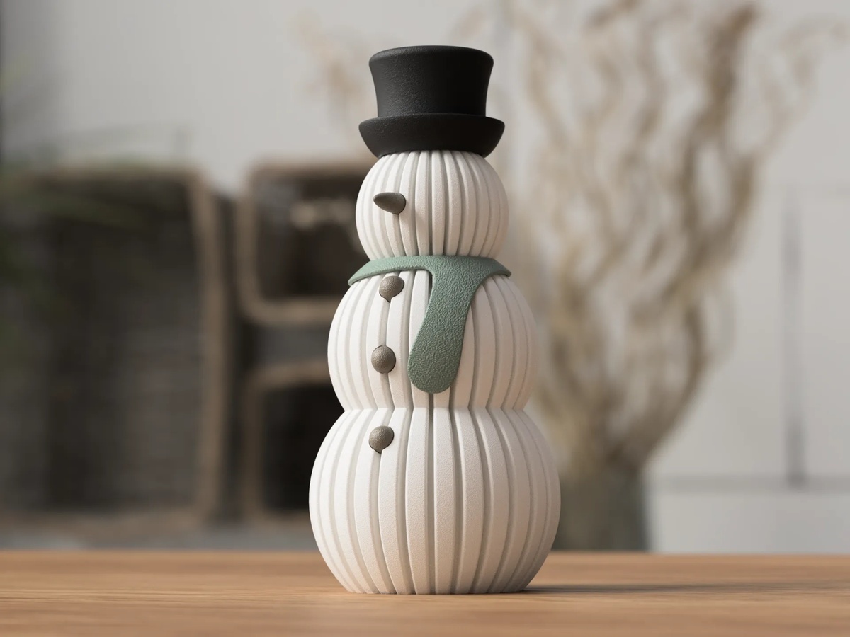 Christmas Snowman PLA