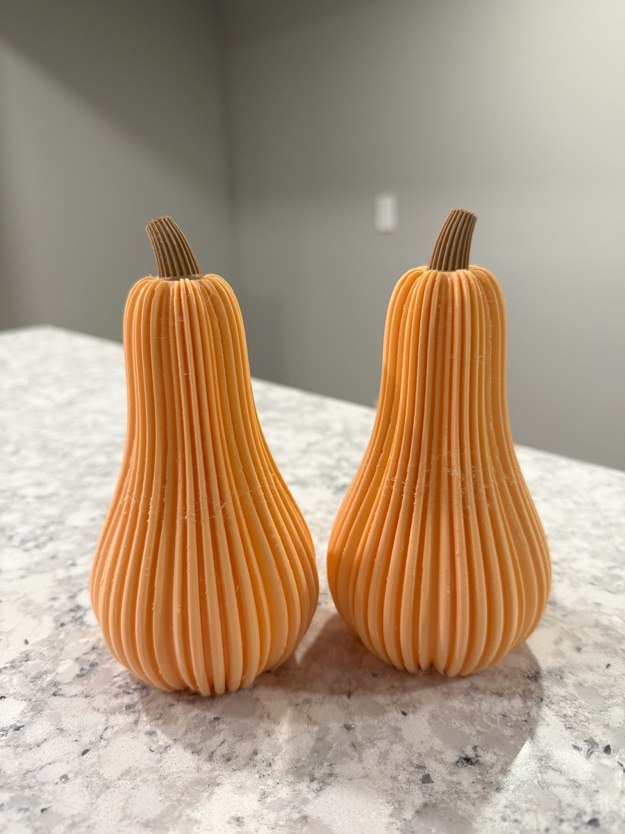 Pastel Orange with Brown Stem